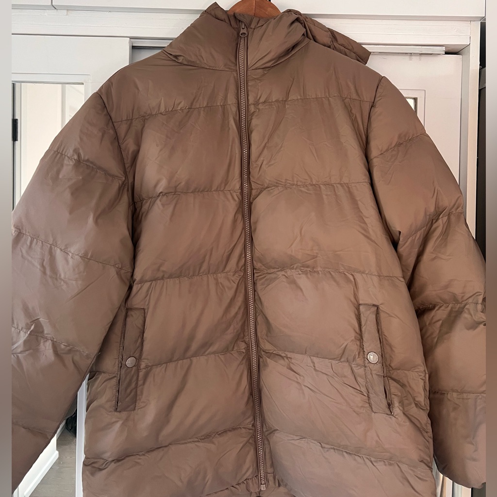 Joe Fresh Taupe Puffer Jacket